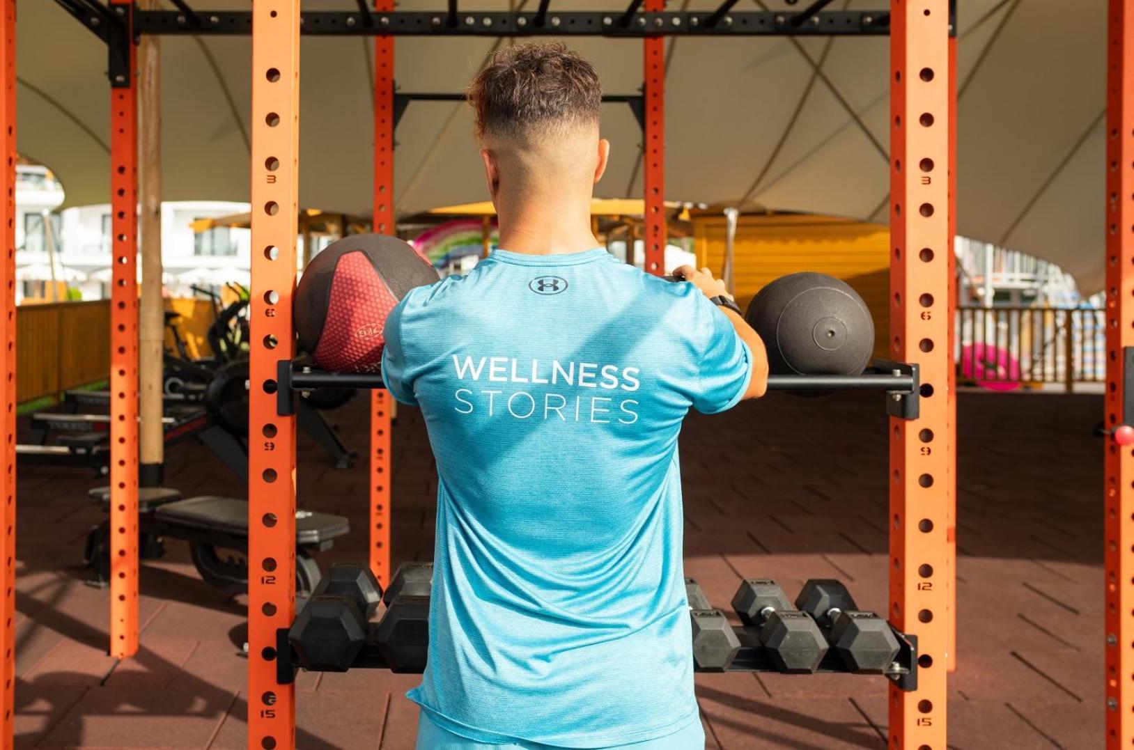 Mitsis Selection Alila Hotel Faliraki Bagian luar foto A man working out at a gym