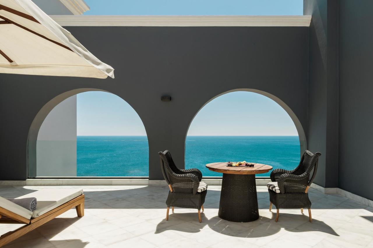 Mitsis Selection Alila Hotel Faliraki Bagian luar foto The hotel's terrace